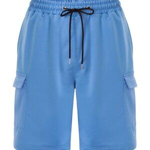 Multi-Pocket Casual Shorts Basketball Sports Gym Fitness Cargo Pants Workout